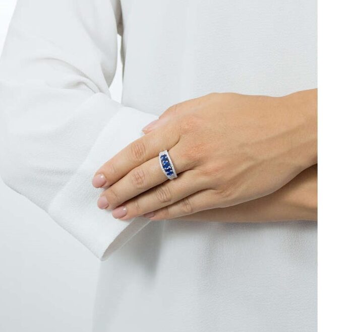 Ambrosia AAA 040 M Anello Argento rodiato e Zirconi - immagine 2