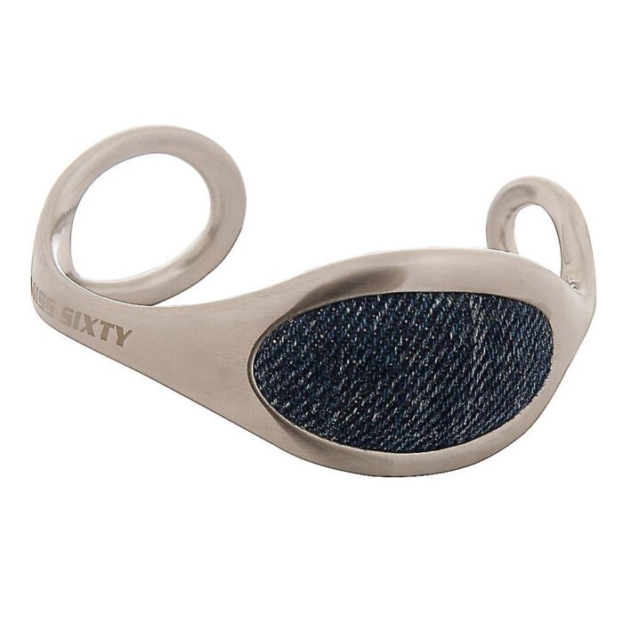 Bracciale M0502 Miss Sixty acciaio satinato e jeans rigido