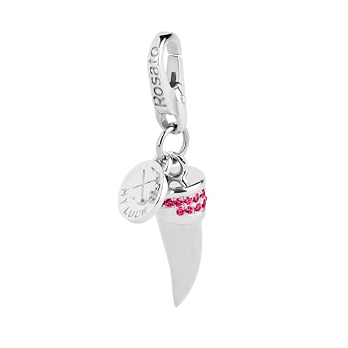 Ciondolo Rosato LU005 My luck charms cornetto portafortuna