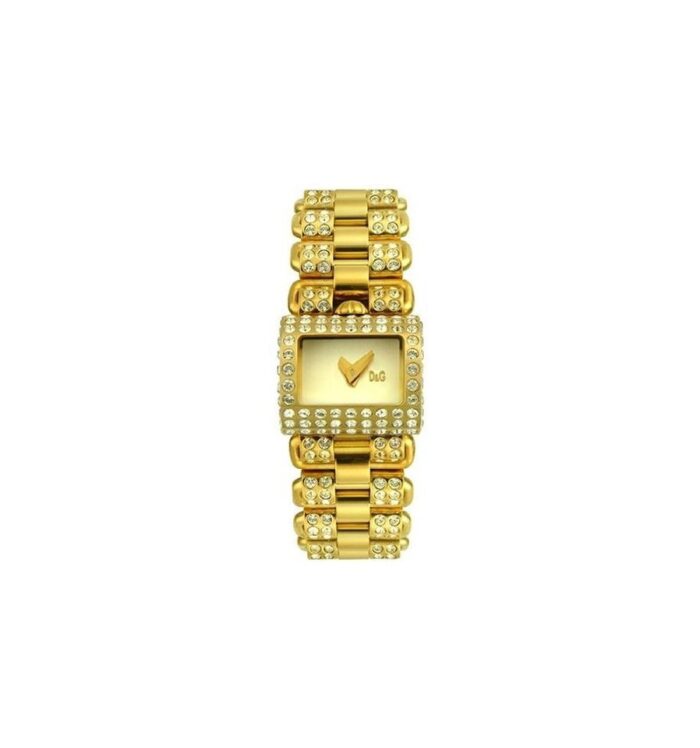 Orologio Dolce e Gabbana 3729250293 D&G donna laminato oro e strass