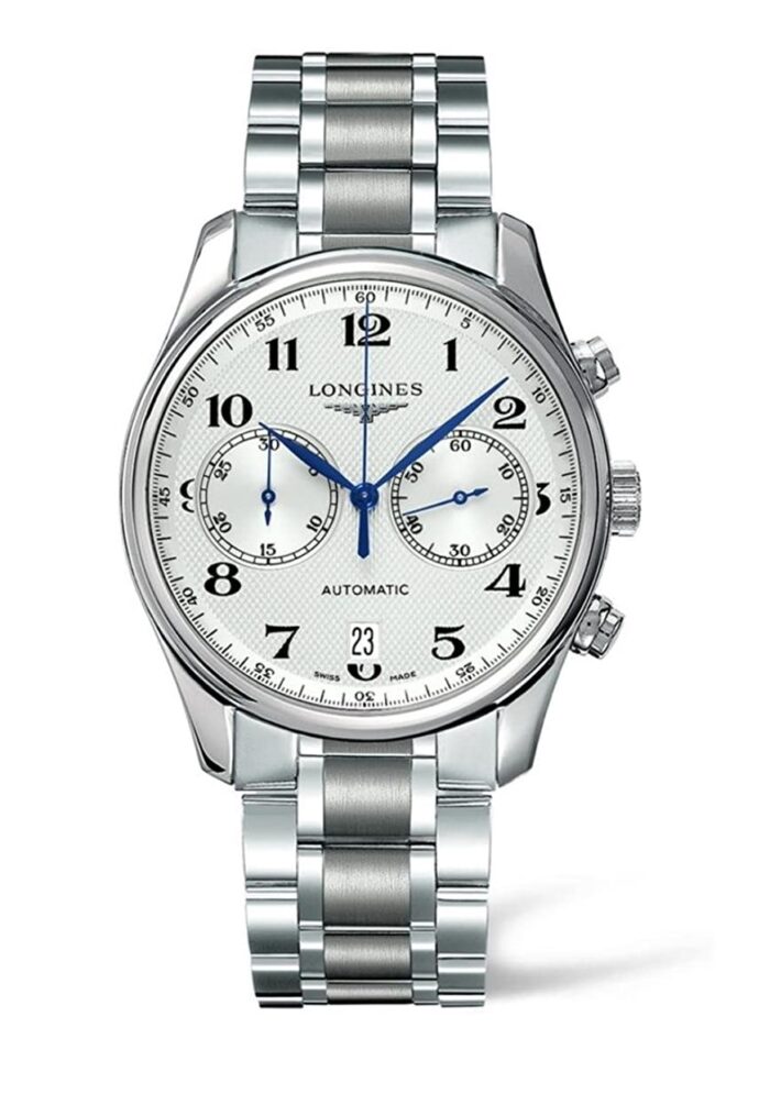 Orologio Longines L26294786 Master uomo acciaio automatico chrono