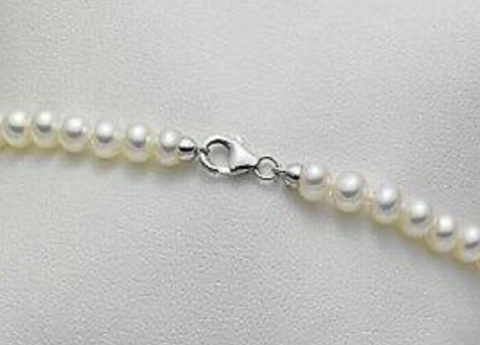 Nihama NFC450O4FCBI065 Collana filo perle naturali e oro 18kt - immagine 2