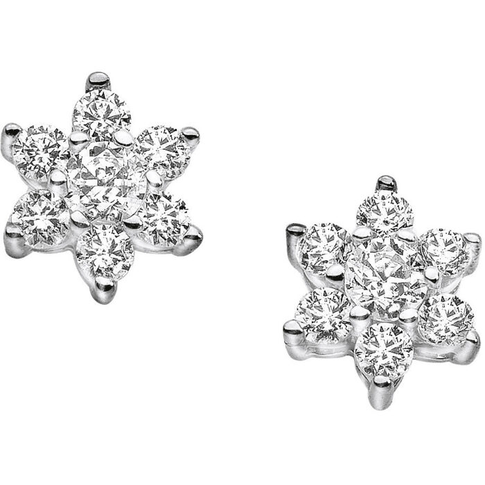 Comete ORB604 Orecchini Oro bianco 18kt e Diamanti 17 P.ct