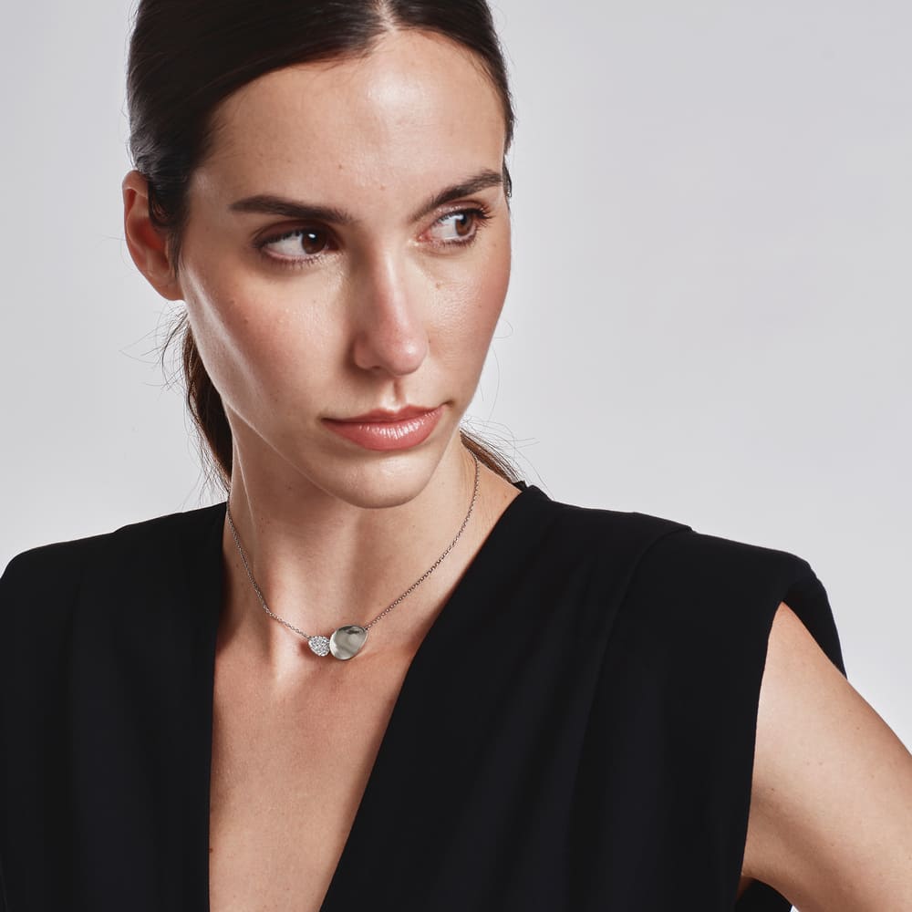Collana Breil Donna B Whisper Glow Argentata - immagine 4